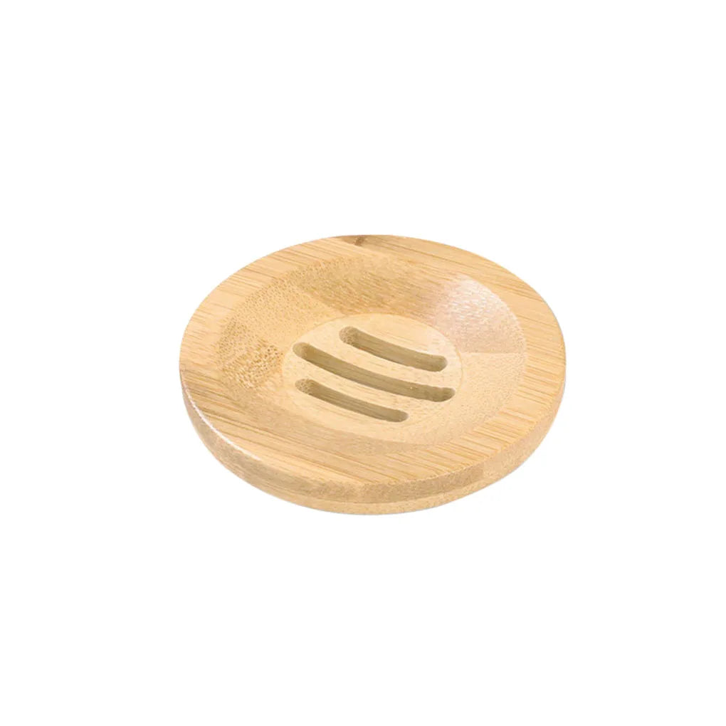 HOT Wooden Natural Bamboo Soap Dishes Tray Holder Storage Soap Rack Plate Box Container Portable Bathroom Soap Dish Storage Box