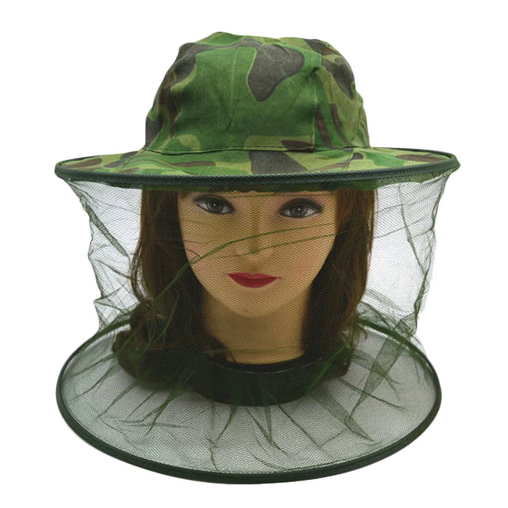 Fishing Hats anti Mosquito Caps Air-Permeable Net Mesh Anti-Bug Headwear Hair Accessories Professional Protective