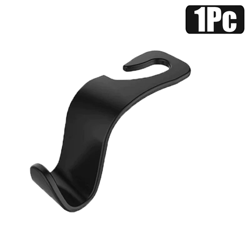 Universal Auto Seat Headrest Hook Storage Hanger - Car Back Seat Organizer Holder (1/2/4 Pieces) - Interior Accessories