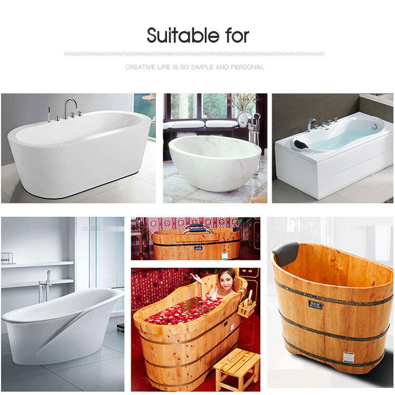 Bamboo Expandable Bathtub Caddy Tray with Wine and Book Holder