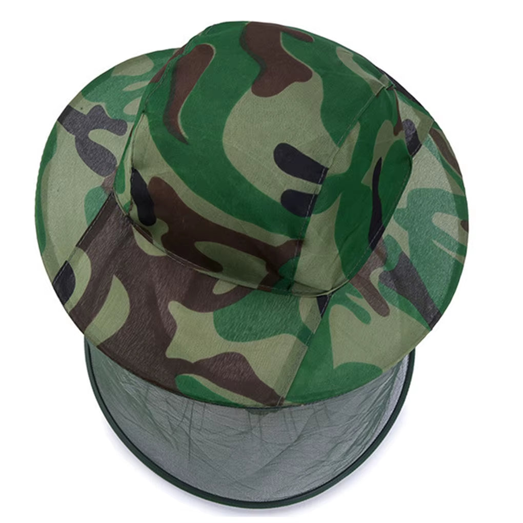 Fishing Hats anti Mosquito Caps Air-Permeable Net Mesh Anti-Bug Headwear Hair Accessories Professional Protective