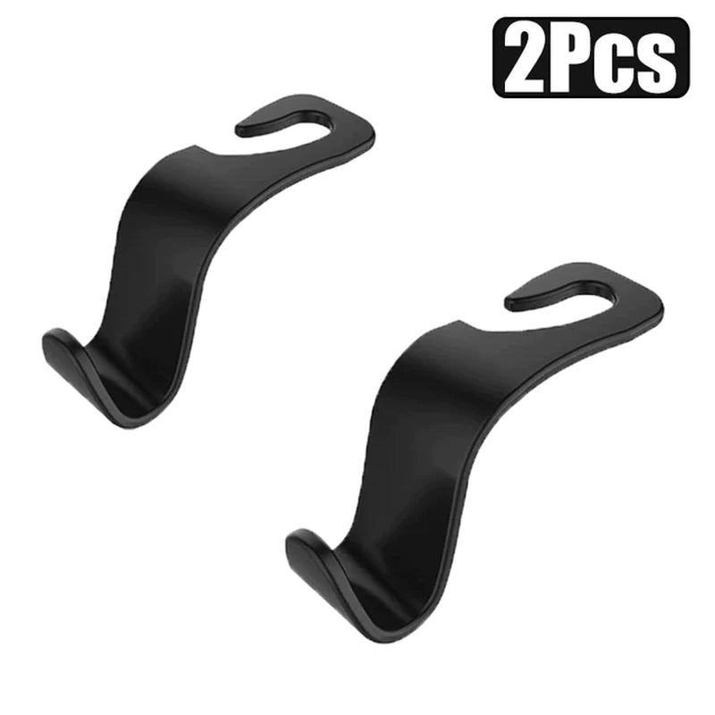 Universal Auto Seat Headrest Hook Storage Hanger - Car Back Seat Organizer Holder (1/2/4 Pieces) - Interior Accessories