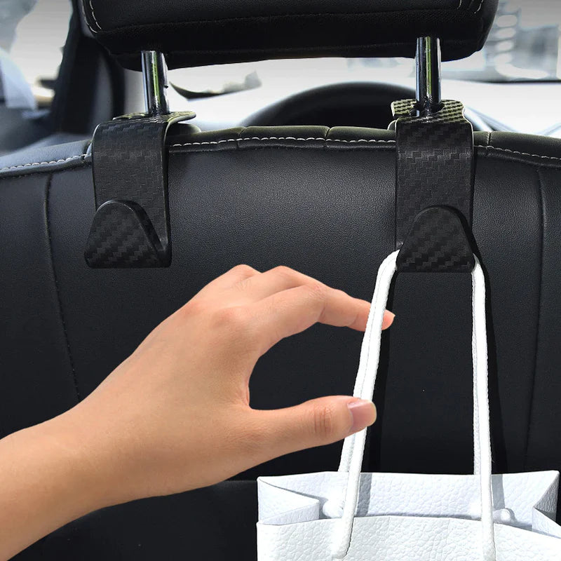 Universal Auto Seat Headrest Hook Storage Hanger - Car Back Seat Organizer Holder (1/2/4 Pieces) - Interior Accessories